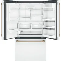 Café 36" 22.2 Cu. Ft. Counter-Depth French Door Refrigerator (CYE22TP4MW2) - Matte White