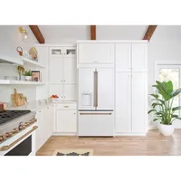 Café 36" 22.2 Cu. Ft. Counter-Depth French Door Refrigerator (CYE22TP4MW2) - Matte White