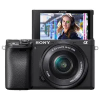 Appareil photo vlogueur sans miroir Alpha a6400 de Sony avec objectif OSS - mm