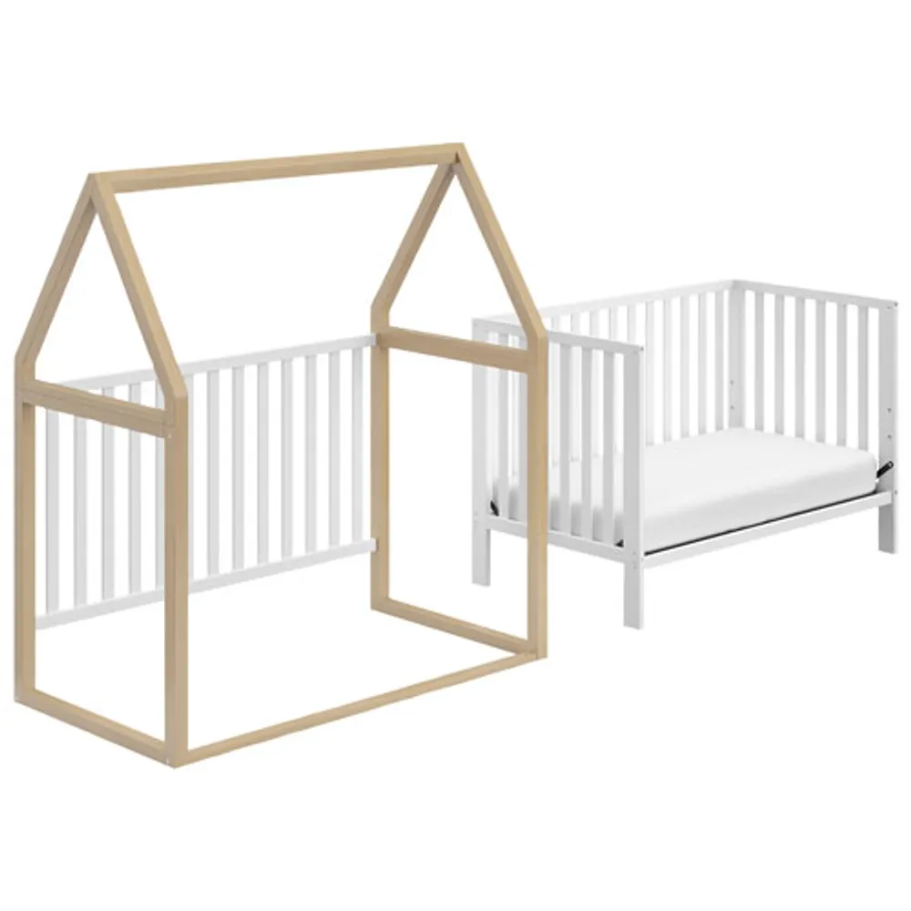 Storkcraft Orchard 5-in-1 Convertible Crib - White/Driftwood