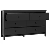 Stork Craft Alpine 6-Drawer Dresser - Black