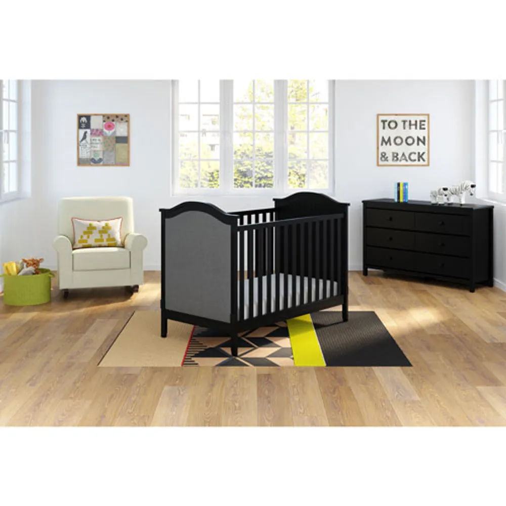 Stork Craft Alpine 6-Drawer Dresser - Black