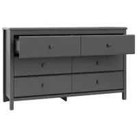 Stork Craft Alpine 6-Drawer Dresser - Grey