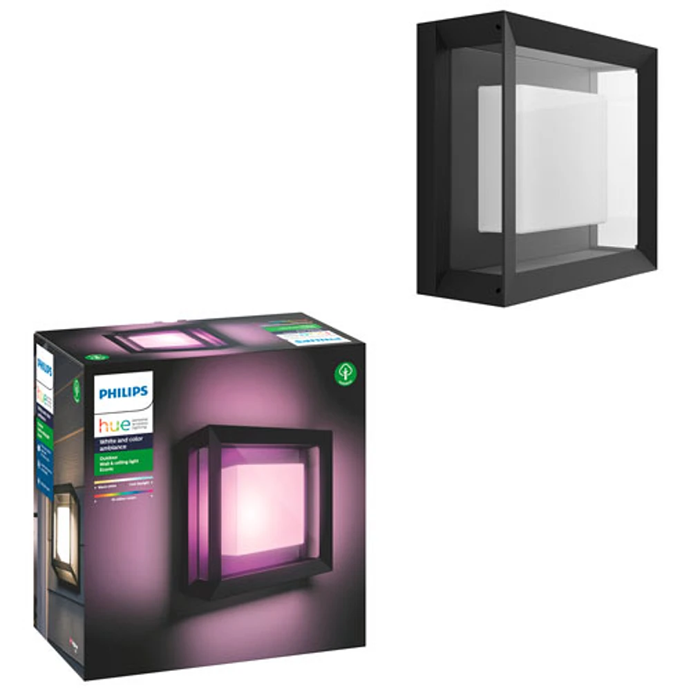 Philips Hue Econic LED Smart Outdoor Wall/Ceiling Light - White and Colour Ambiance