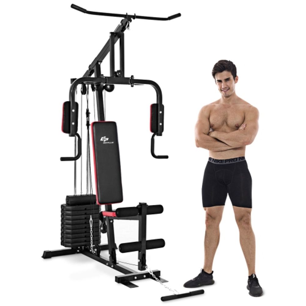 Multifunctional Cross Trainer Exercise Workout Equipment Fitness Weight  Strength Training Machine Home Gym System in 2023