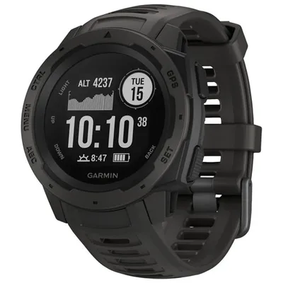 Garmin Instinct 45mm GPS Watch with Heart Rate Monitor - Graphite