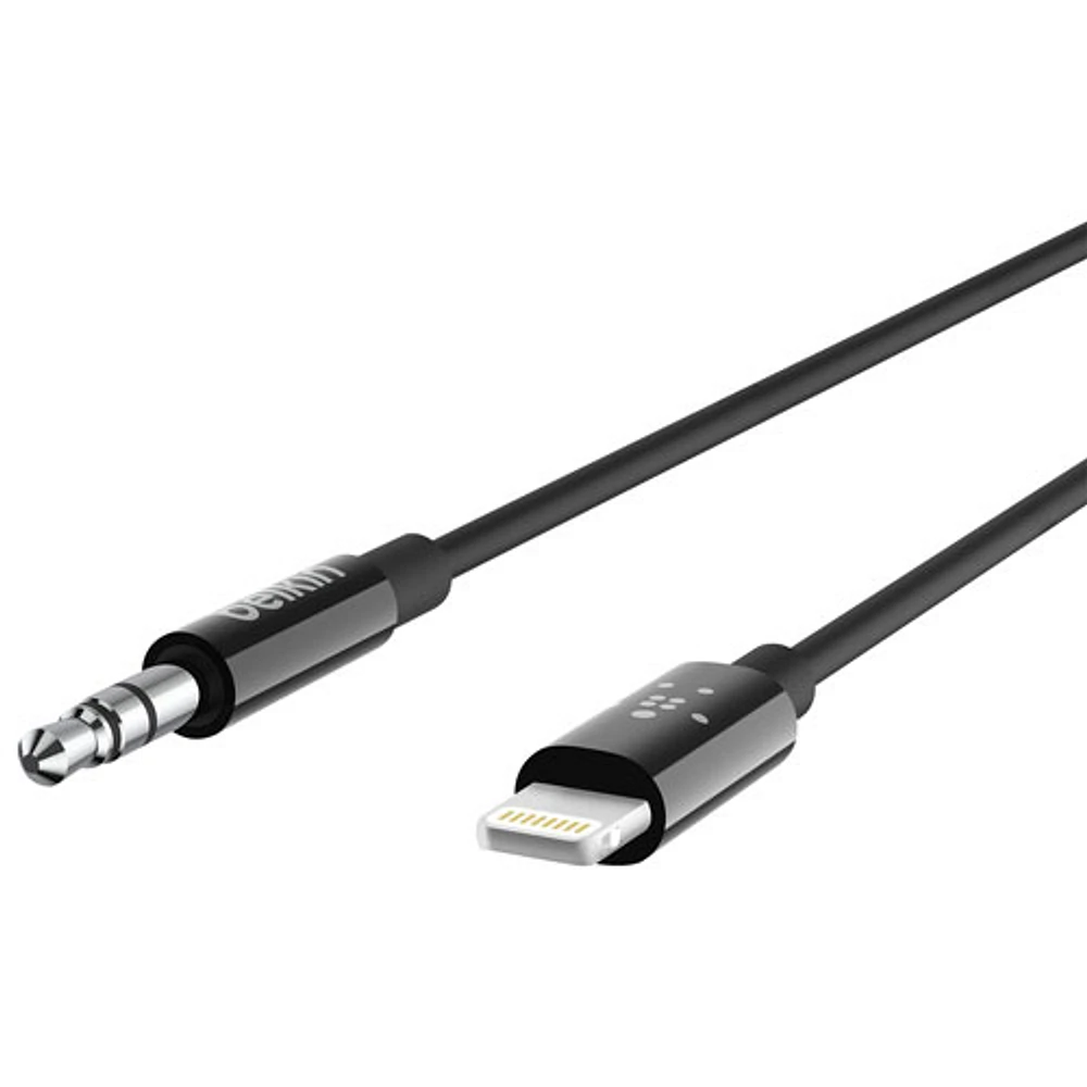 Belkin 0.9m (3 ft.) Lightning/3.5mm Stereo Cable - Black