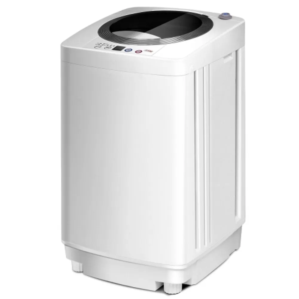 Gymax Portable Washing Machine Compact Twin Tub 20 lbs Capacity Washer  Spinner 