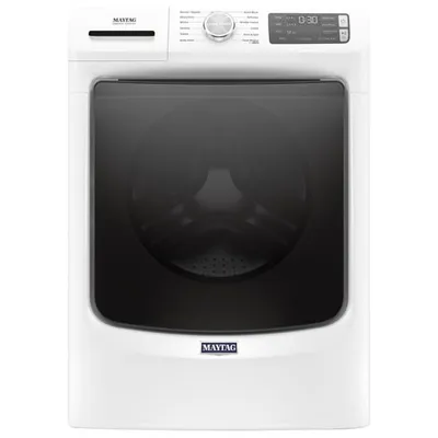 Laveuse à chargement frontal haute efficacité de 5,5 pi³ de Maytag (MHW6630HW) - Blanc