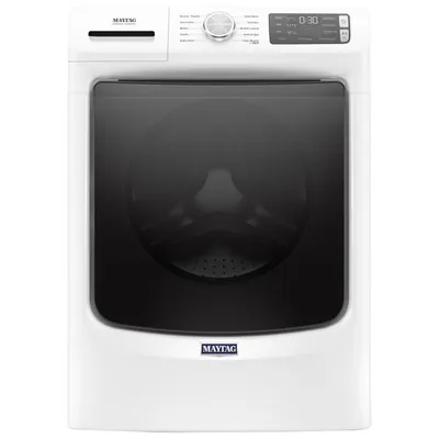 Laveuse à chargement frontal haute efficacité de 5,2 pi³ de Maytag (MHW5630HW) - Blanc