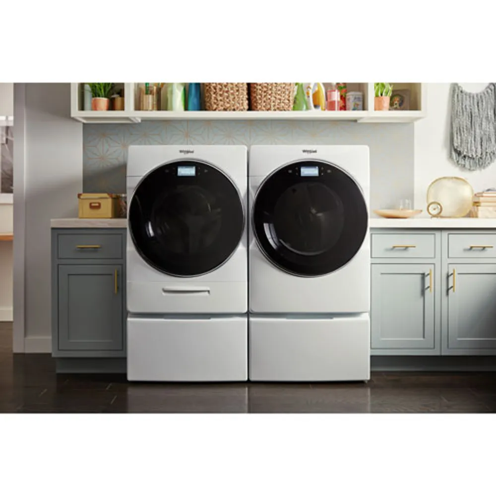 Whirlpool 5.8 Cu. Ft. High Efficiency Front Load Steam Washer (WFW9620HW) - White