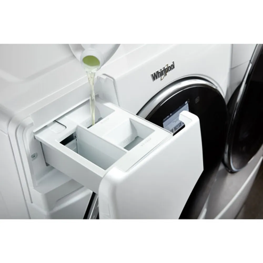 Whirlpool 5.8 Cu. Ft. High Efficiency Front Load Steam Washer (WFW9620HW) - White