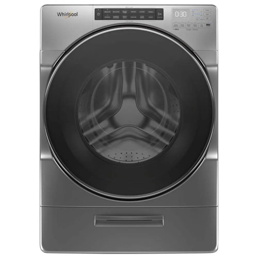 Whirlpool 5.2 Cu. Ft. High Efficiency Front Load Steam Washer (WFW6620HC) - Chrome Shadow