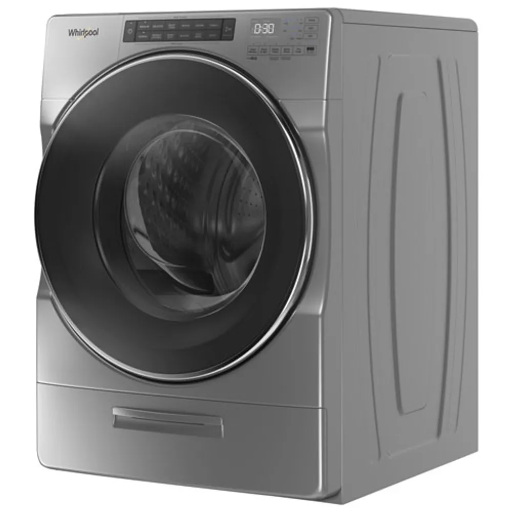 Whirlpool 5.2 Cu. Ft. High Efficiency Front Load Steam Washer (WFW6620HC) - Chrome Shadow