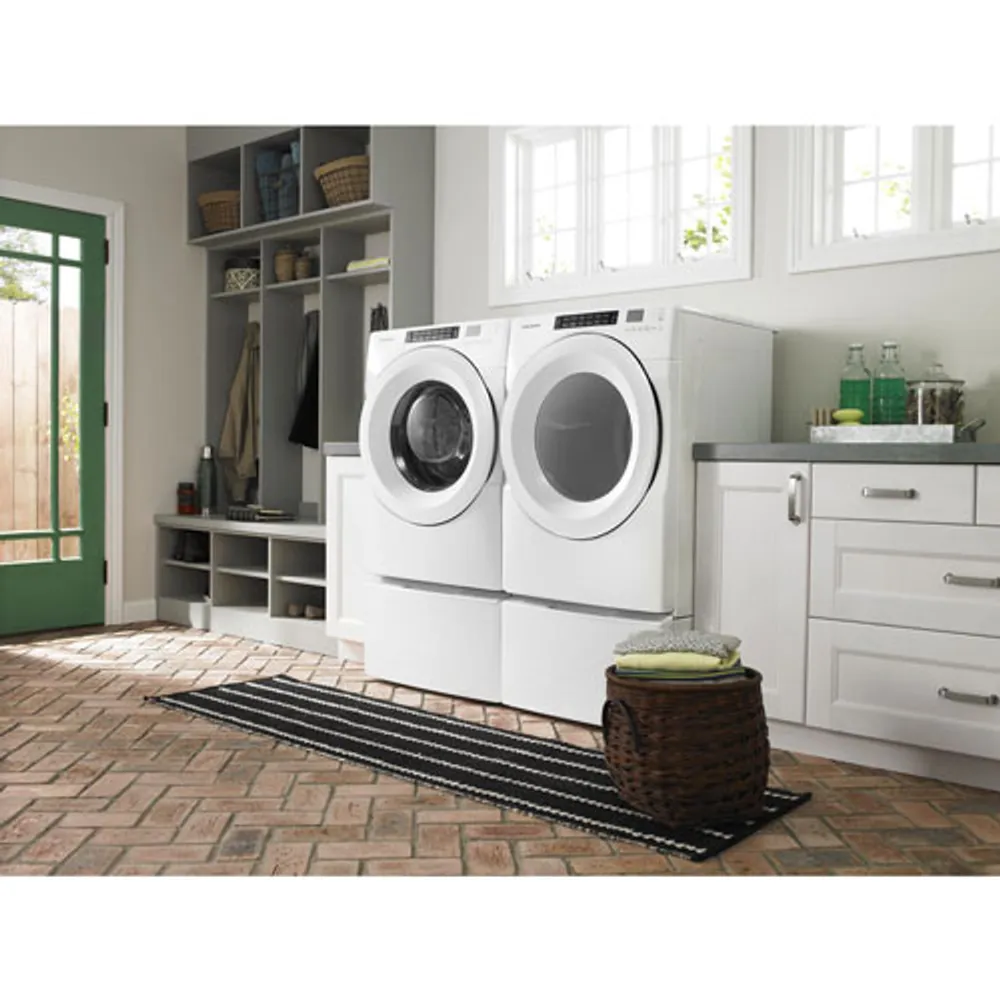 Amana 5.0 Cu. Ft. High Efficiency Front Load Washer (NFW5800HW) - White