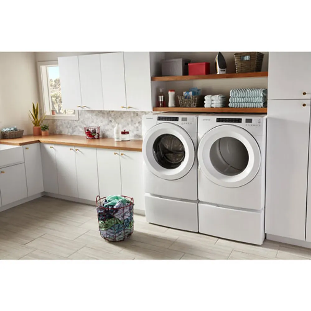 Amana 5.0 Cu. Ft. High Efficiency Front Load Washer (NFW5800HW) - White