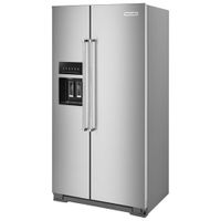 Kitchenaid 36" Counter-Depth Side-By-Side Refrigerator w/ Ice Dispenser (KRSC703HPS) - Stainless