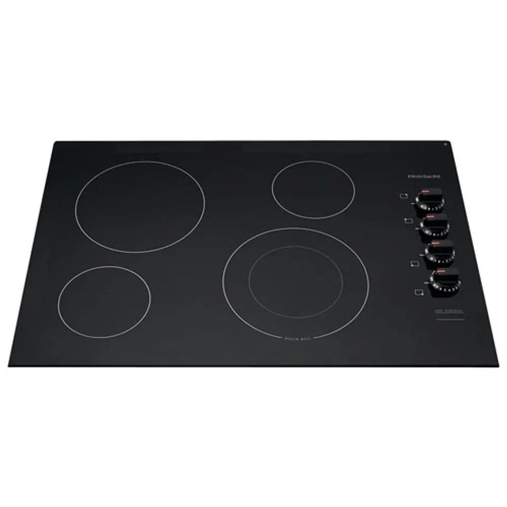 Frigidaire 30" 4-Element Electric Cooktop (FFEC3025UB) - Black