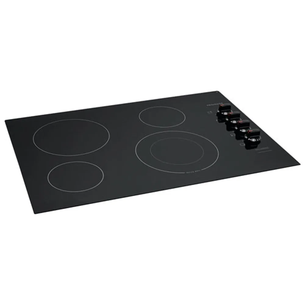 Frigidaire 30" 4-Element Electric Cooktop (FFEC3025UB) - Black