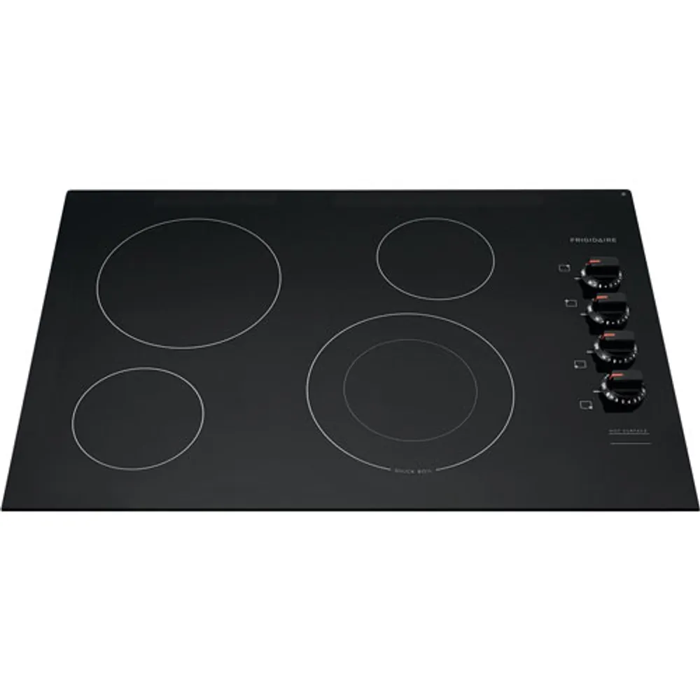 Frigidaire 30" 4-Element Electric Cooktop (FFEC3025UB) - Black