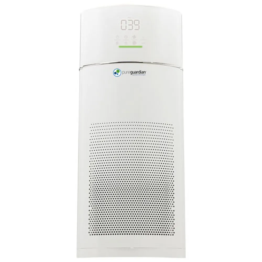 GermGuardian PureGuardian Tower Air Purifier with HEPA Filter - White