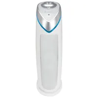 Purificateur d'air vertical 4-en-1 de GermGuardian avec filtre HEPA - Blanc