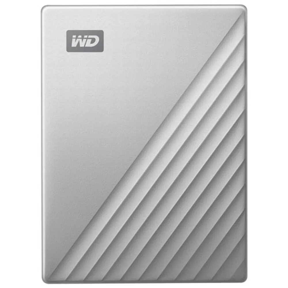 Disque dur externe portatif USB-C My Passport Ultra 2 To WD pour Mac (WDBKYJ0020BSL-WESN) - Argenté