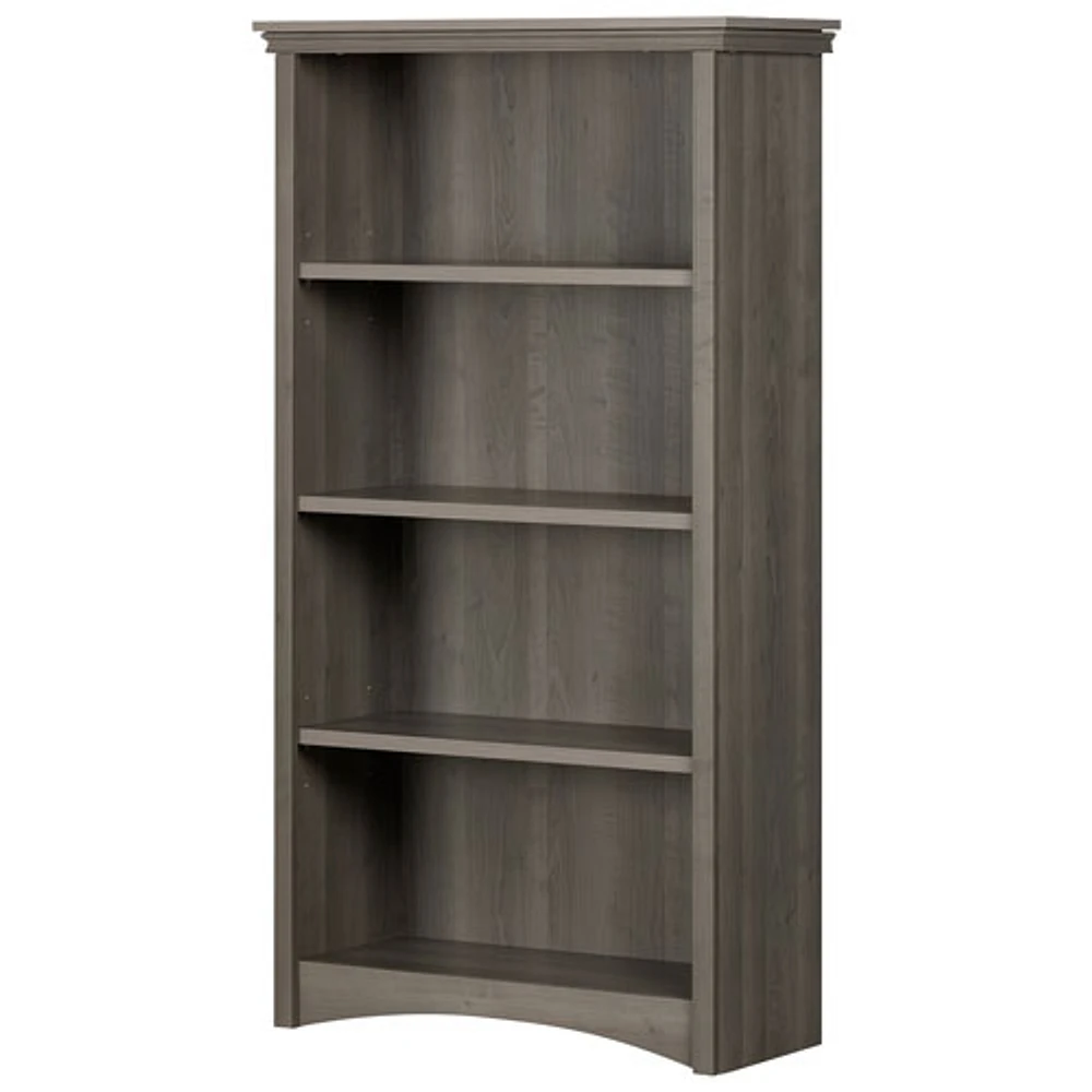 Gascony 58" 4-Shelf Bookcase - Grey Maple