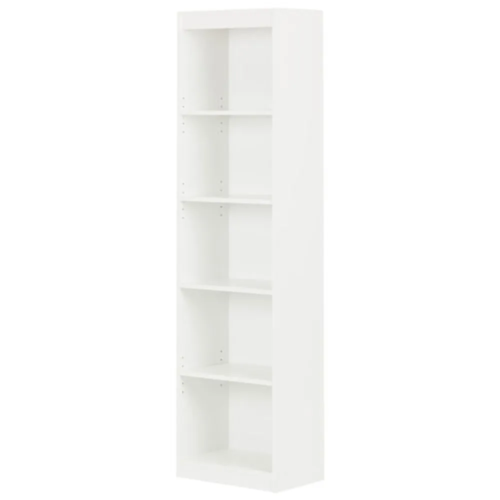 Axess 69" 5-Shelf Bookcase - White