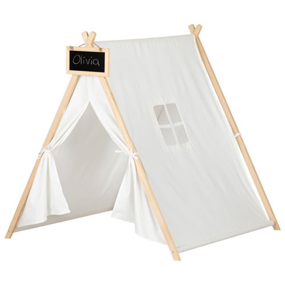 South Shore Sweedi Cotton Play Tent with Chalkboard - Beige