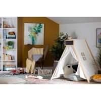 South Shore Sweedi Cotton Play Tent with Chalkboard - Beige