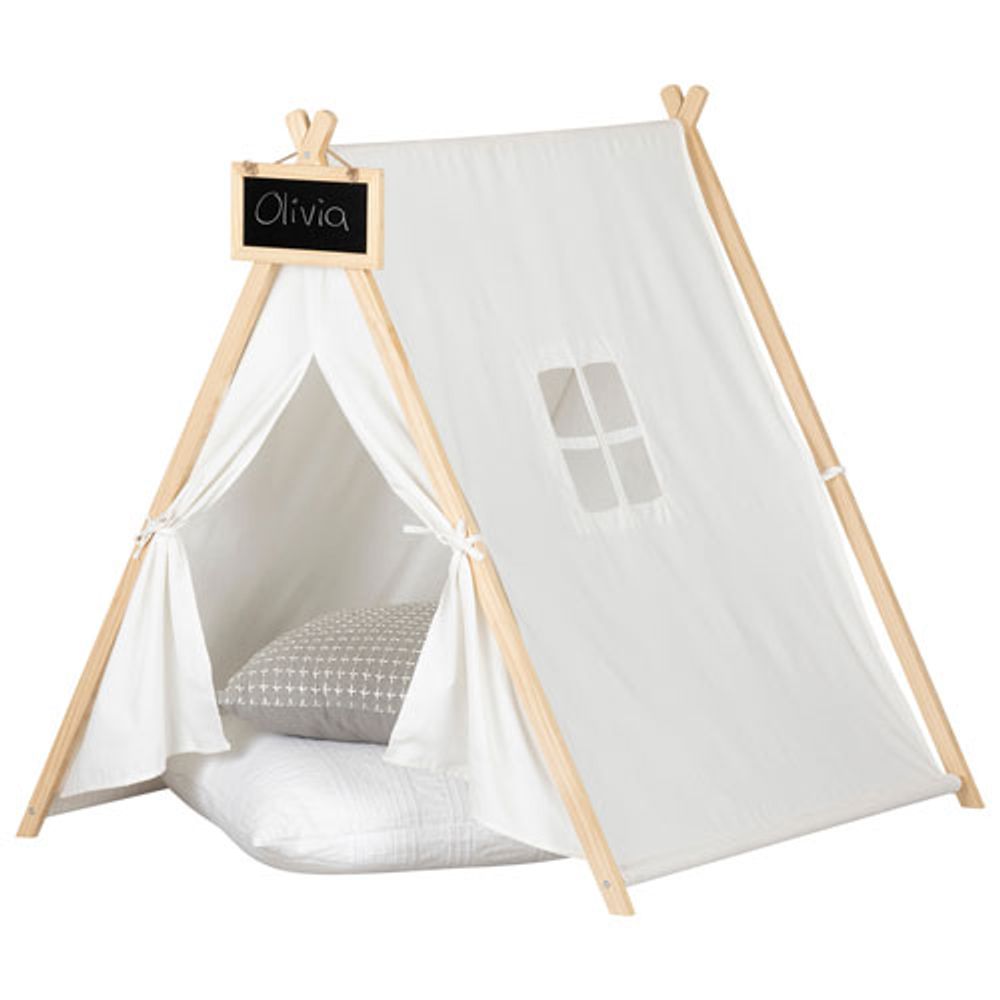 South Shore Sweedi Cotton Play Tent with Chalkboard - Beige