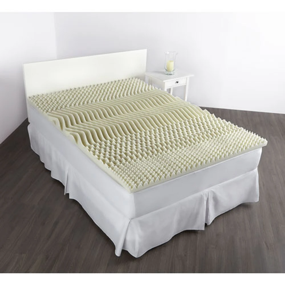 Bodyform Orthopedic Cloud Ten Elite 2.0" Memory Foam Mattress Topper - Queen- Only at Best Buy