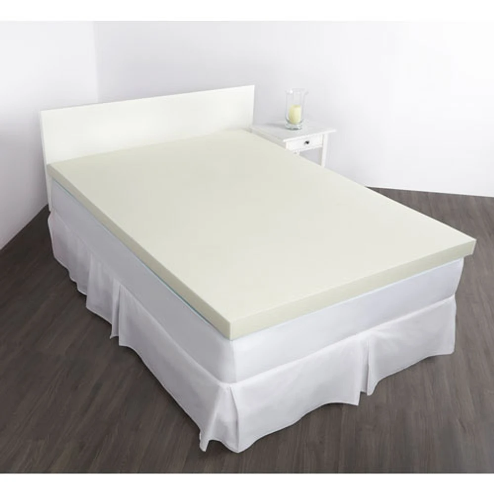 Surmatelas Cloud Ten Elite de 1,5 po en mousse de Bodyform Orthopedic -Lit simple -Exclusif Best Buy