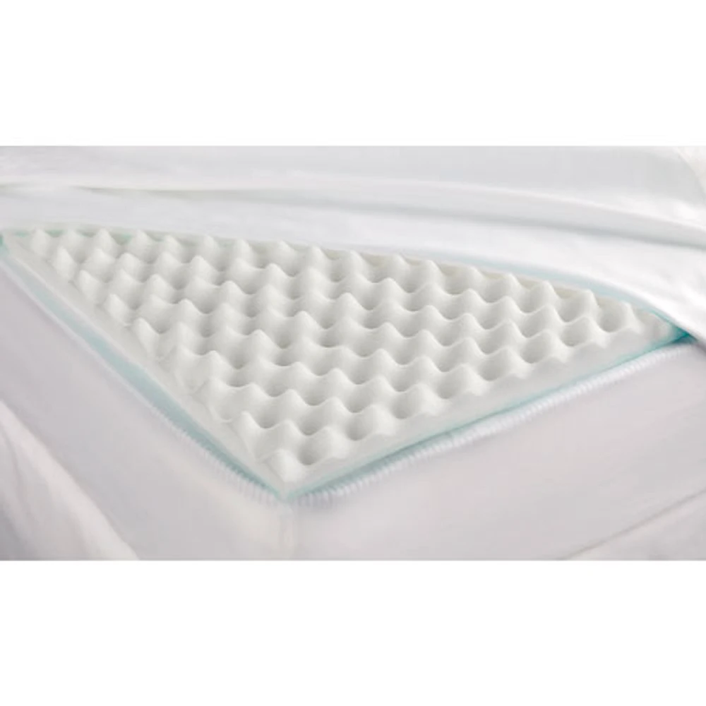 Surmatelas Cloud Ten Deluxe de 2,5 po de Bodyform Orthopedic - Grand lit - Exclusif Best Buy