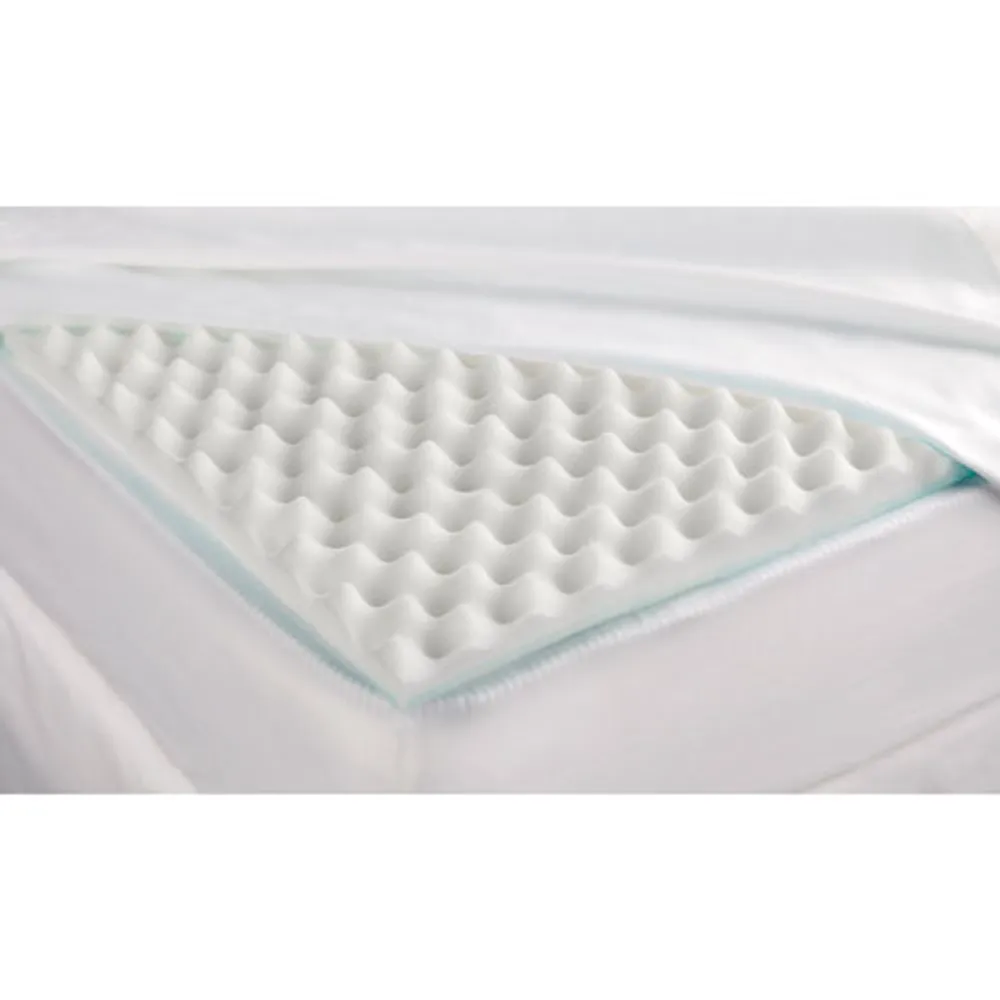 Bodyform Orthopedic Cloud Ten 2.5" Mattress Topper - Twin - Only at Best Buy