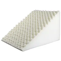 Coussin en mousse incliné Cloud Ten de Bodyform Orthopedic avec support pour genoux - Blanc