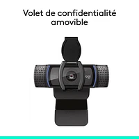 Caméra Web de jeu et de diffusion continue HD 1080p 30 ips C920S Pro de Logitech