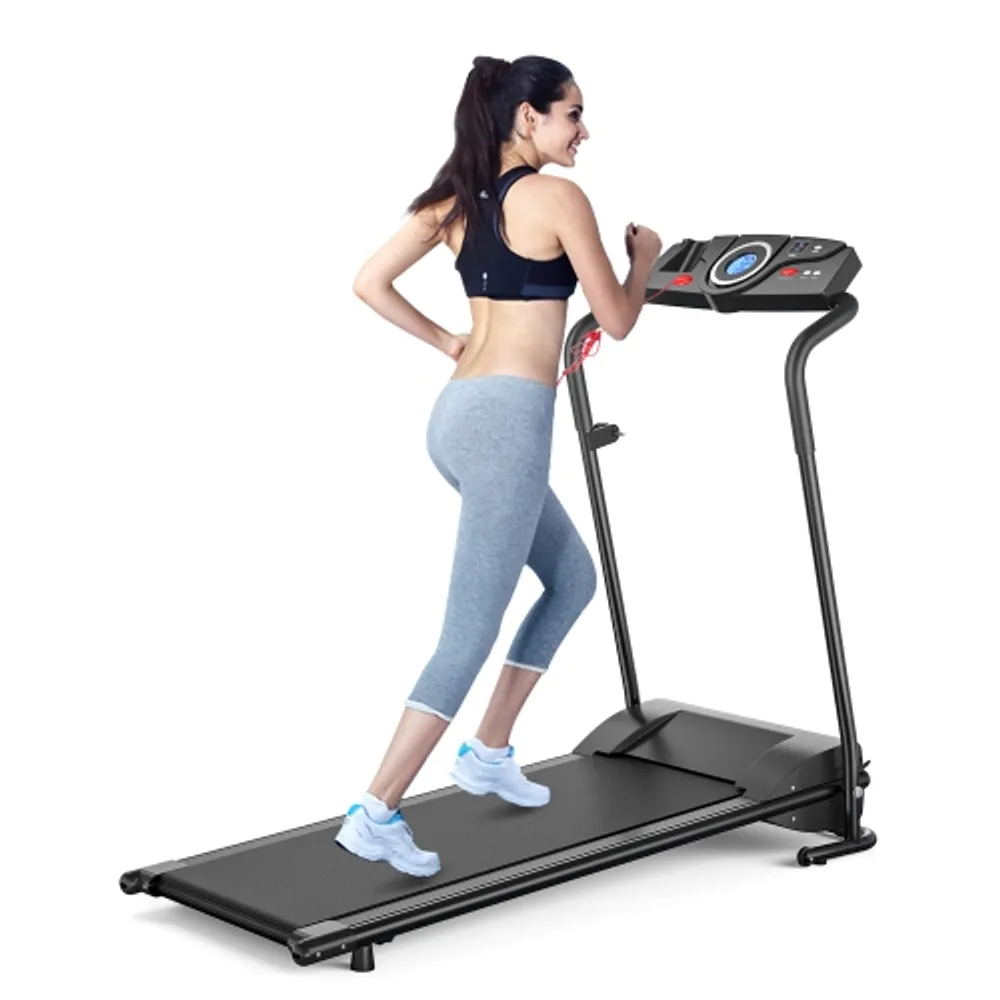 1100W Folding Treadmill Motorized Power Running Fitness Machine