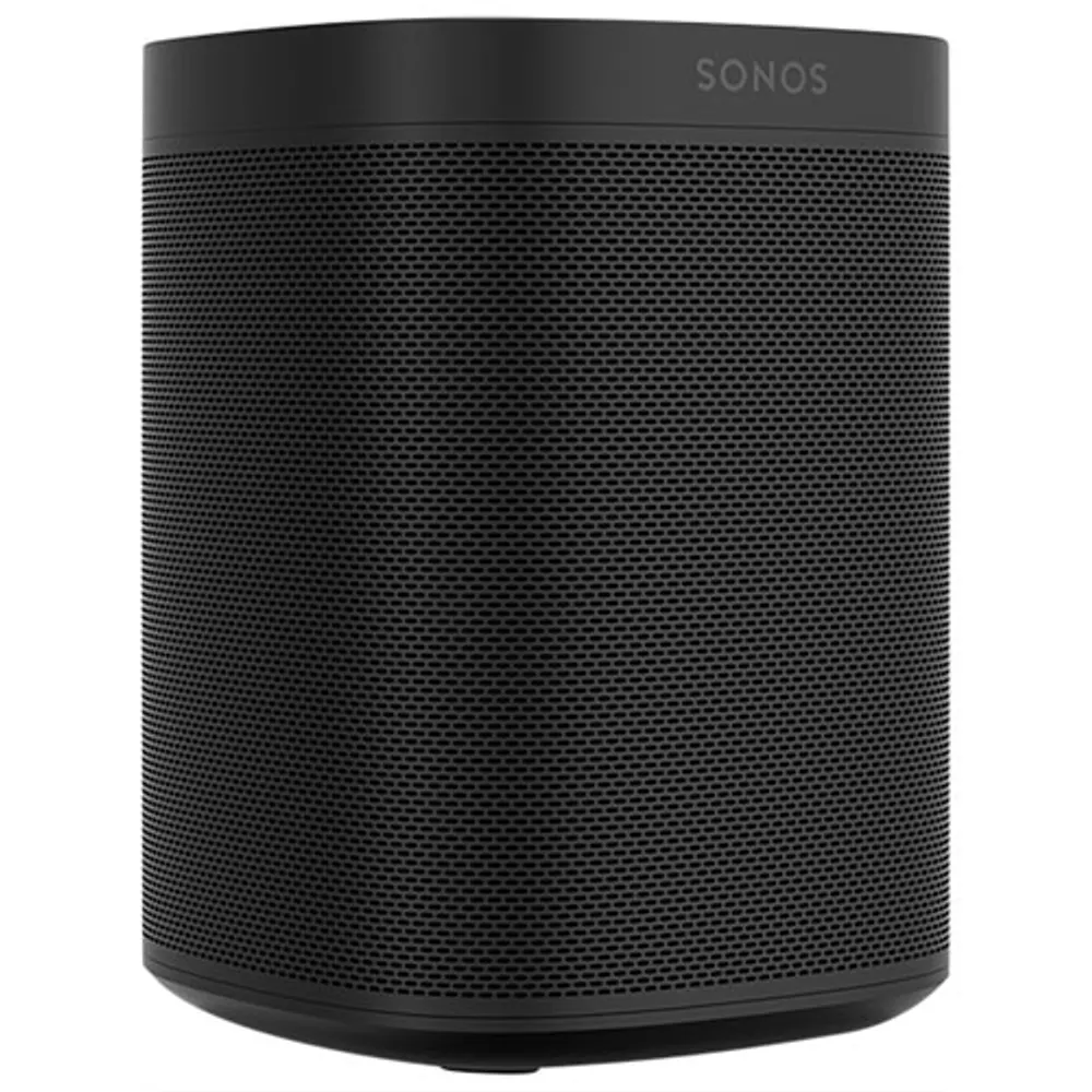 Sonos One (2nd Gen) Voice Controlled Smart Speaker w/ Amazon Alexa and Google Assistant - Black