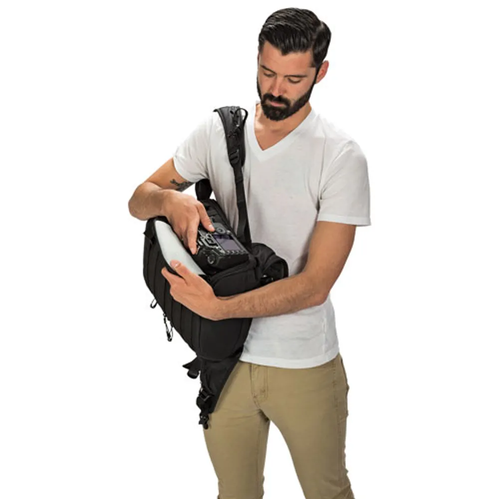 Sac à dos en nylon ProTactic BP 350 AW II de Lowepro pour appareil reflex (LP37176) - Noir