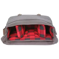 Roots Flannel Digital SLR Camera Bag (RG25) - Grey/Brown