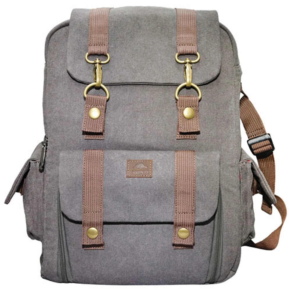 Roots Flannel Digital SLR Camera Bag (RG30) - Grey/Brown