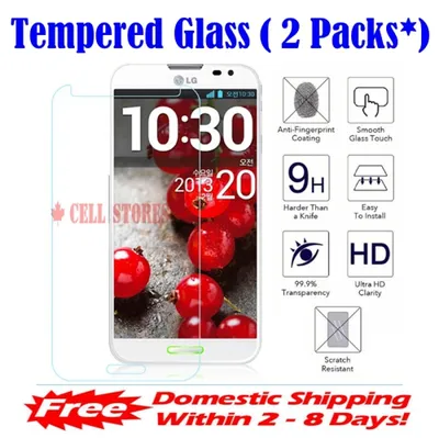 【2 Packs】 CSmart Premium Tempered Glass Screen Protector for LG G7, Case Friendly & Bubble Free