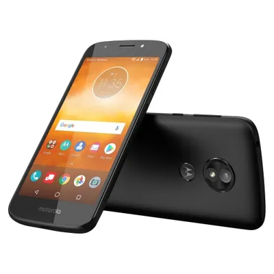 Motorola Moto E5 Play, XT1921, 5.2-inch LCD, 16GB, Unlocked, Android 8.0, Retail Packaging (Black) - Open Box