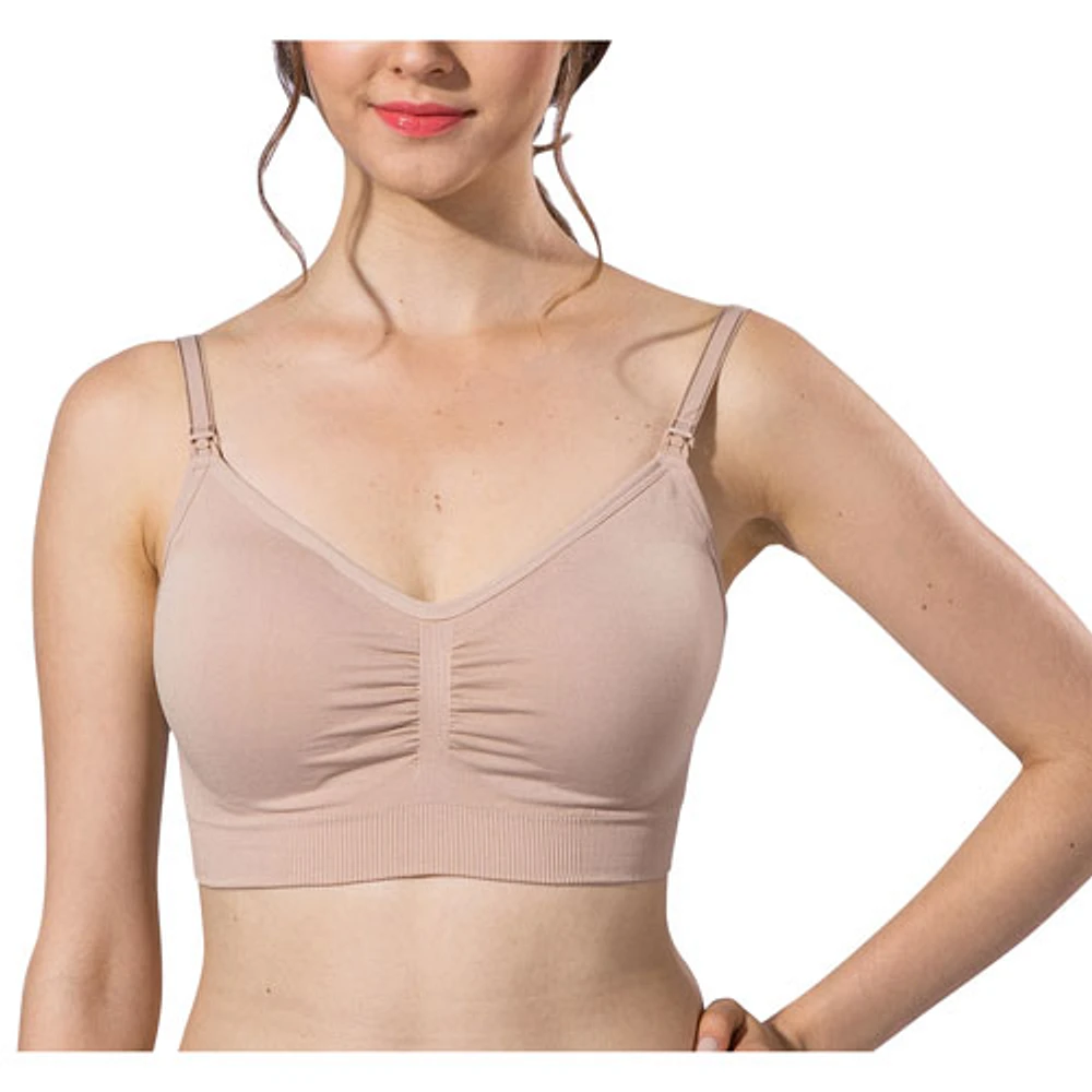 Modern Eternity Jade Seamless Nursing Bra - Medium - Nude