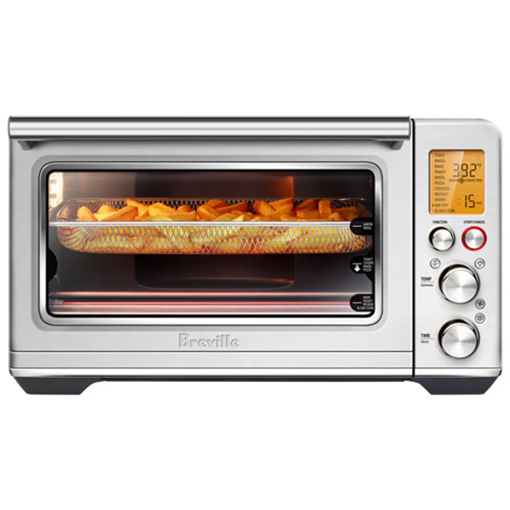 Breville Smart Oven Air Fry Convection Toaster Oven - 0.8 Cu. Ft./22.7L - Brushed Stainless Steel