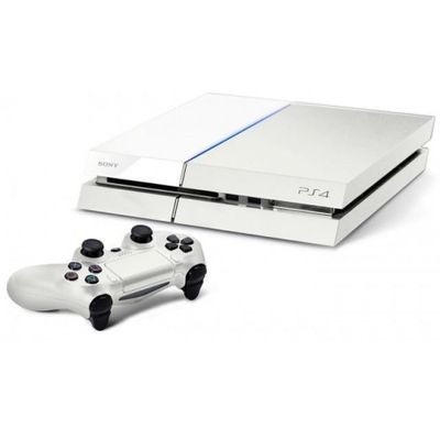 Refurbished (Good) - White Playstation 4 Console 500GB with Dualshock 4 Controller