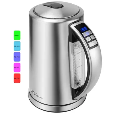 Costway 5 L Silver LCD Water Boiler and Warmer Electric Hot Pot Kettle Hot Water Dispenser