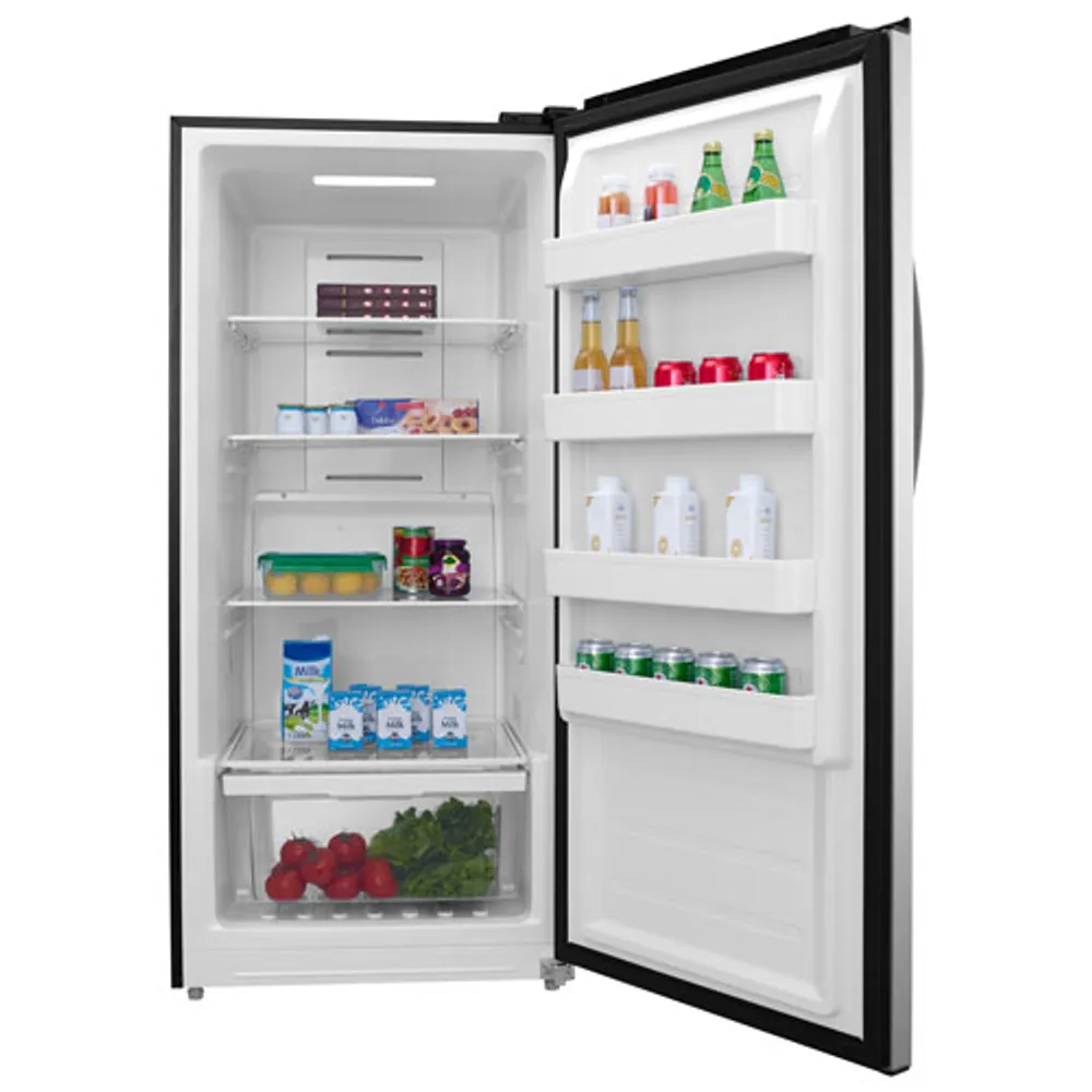 Insignia 13.8 Cu. Ft. Frost-Free Upright Convertible Freezer/Fridge (NS-UZ14SS0) -Stainless -Only at Best Buy